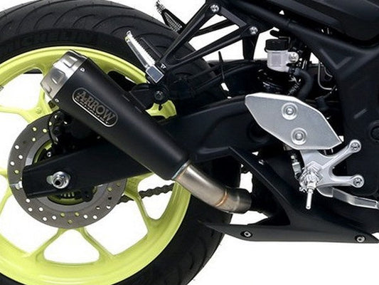 ARROW 71831PRN Yamaha R3 (2015+) Dark Steel Slip-on Exhaust "Pro Race" – Accessories in the 2WheelsHero Motorcycle Aftermarket Accessories and Parts Online Shop