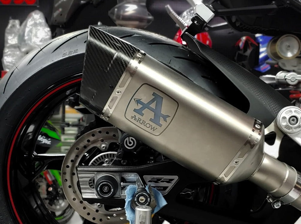 ARROW 71205PTZ BMW S1000RR (2019+) Titanium Full Exhaust System "Competition Evo-2 Pista" (racing) – Accessories in the 2WheelsHero Motorcycle Aftermarket Accessories and Parts Online Shop