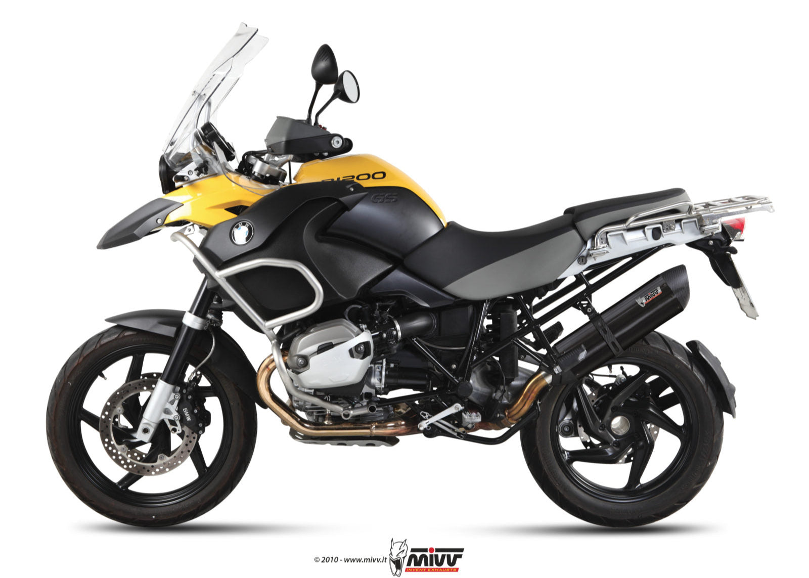 MIVV B.012 BMW R 1200 GS / Adventure (10 / 12) Slip-on Exhaust "Suono" (stainless steel; approved) – Accessories in the 2WheelsHero Motorcycle Aftermarket Accessories and Parts Online Shop