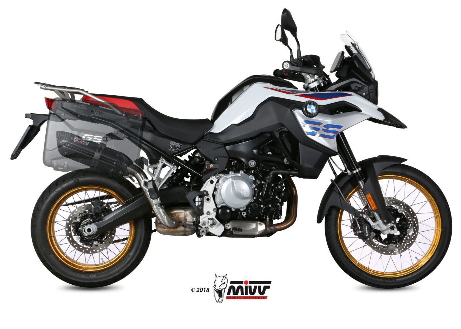 MIVV B.033 BMW F 850 GS (2018+) Slip-on Exhaust "Suono" (black; approved) – Accessories in the 2WheelsHero Motorcycle Aftermarket Accessories and Parts Online Shop