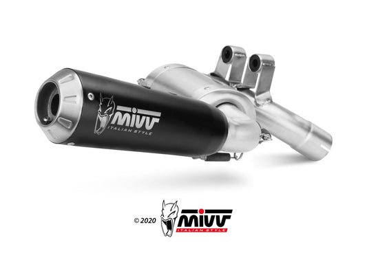 MIVV B.037 BMW F 900 XR (2025+) Slip-on Exhaust "X-M1" (black; approved) – Accessories in the 2WheelsHero Motorcycle Aftermarket Accessories and Parts Online Shop