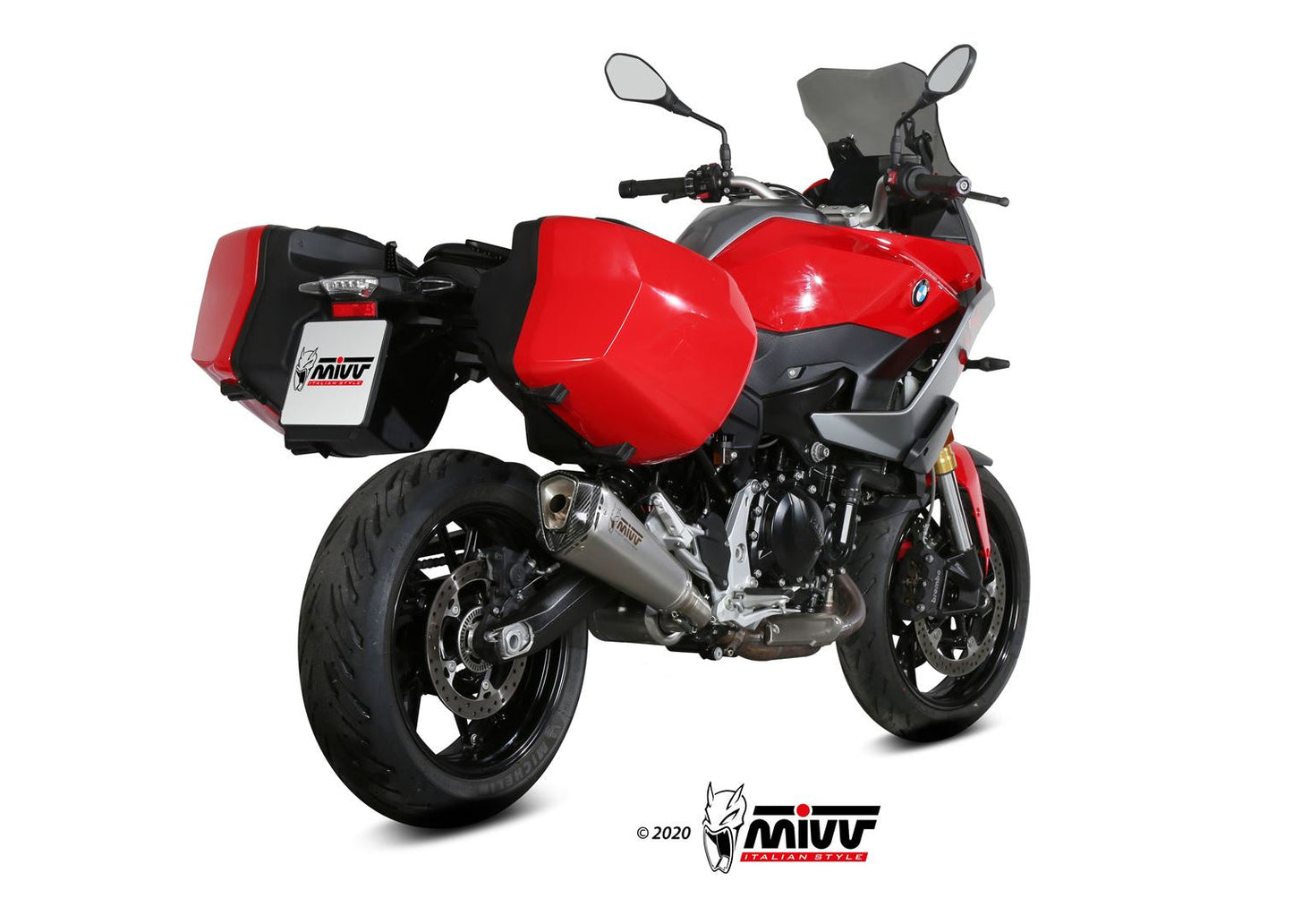 MIVV B.037 BMW F 900 XR (20/24) Slip-on Exhaust "Delta Race" (stainless steel; approved) – Accessories in the 2WheelsHero Motorcycle Aftermarket Accessories and Parts Online Shop