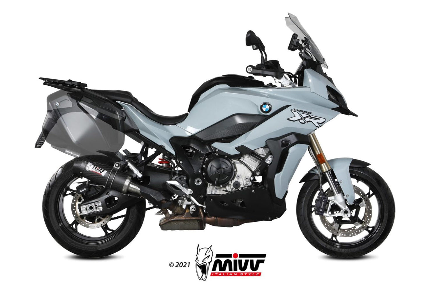 MIVV B.039 BMW S 1000 XR (2020 - ) Slip-on Exhaust "Oval" (carbon +cap; approved) – Accessories in the 2WheelsHero Motorcycle Aftermarket Accessories and Parts Online Shop