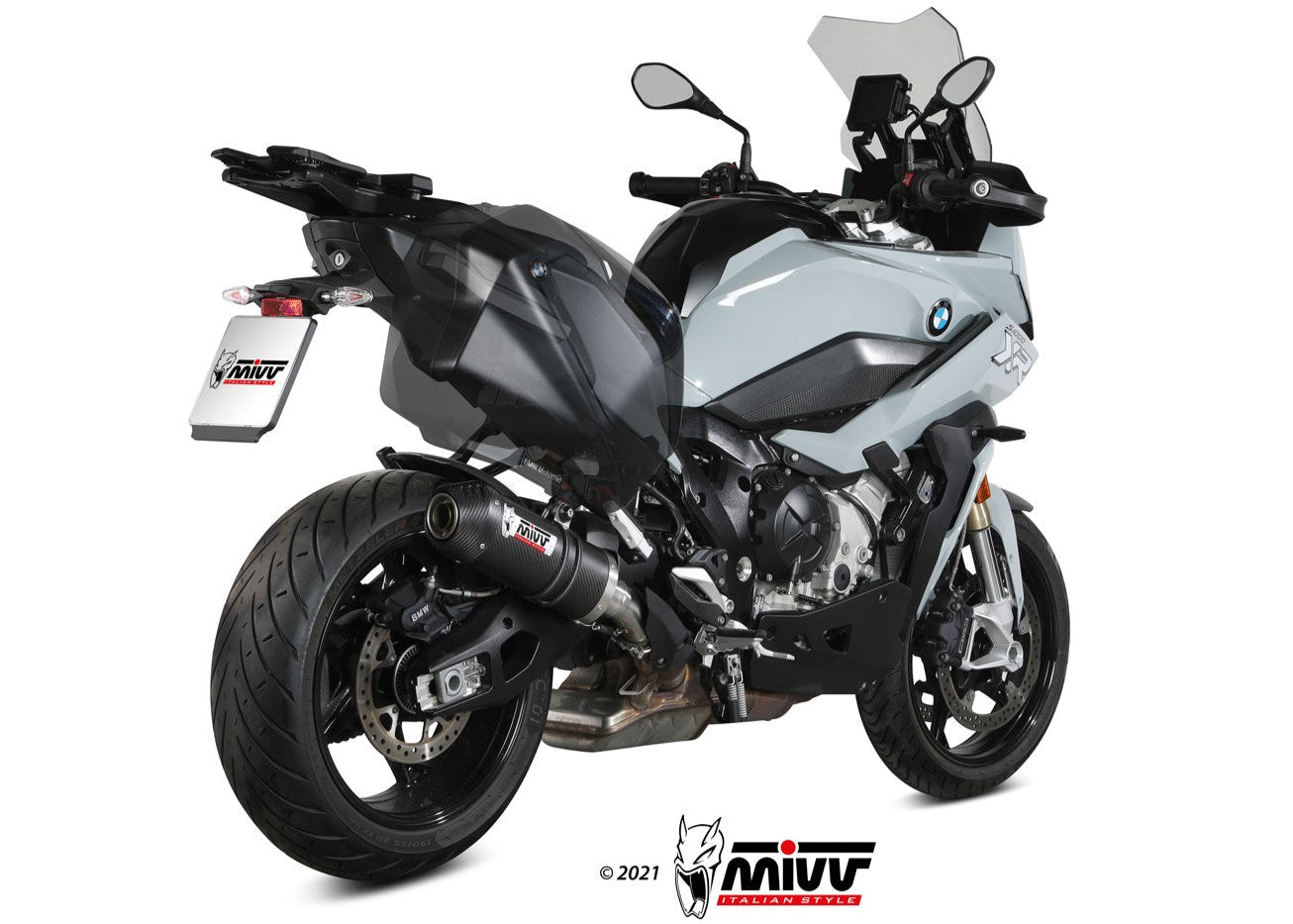 MIVV B.039 BMW S 1000 XR (2020 - ) Slip-on Exhaust "Oval" (carbon +cap; approved) – Accessories in the 2WheelsHero Motorcycle Aftermarket Accessories and Parts Online Shop