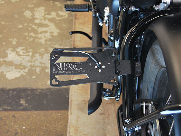 NEW RAGE CYCLES Triumph Bobber Side Mount License Plate (2 position)