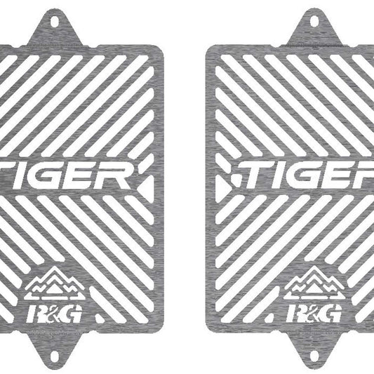 BRG0030 - R&G RACING Triumph Tiger 850 Sport (2021+) Branded Radiator Guard – Accessories in the 2WheelsHero Motorcycle Aftermarket Accessories and Parts Online Shop