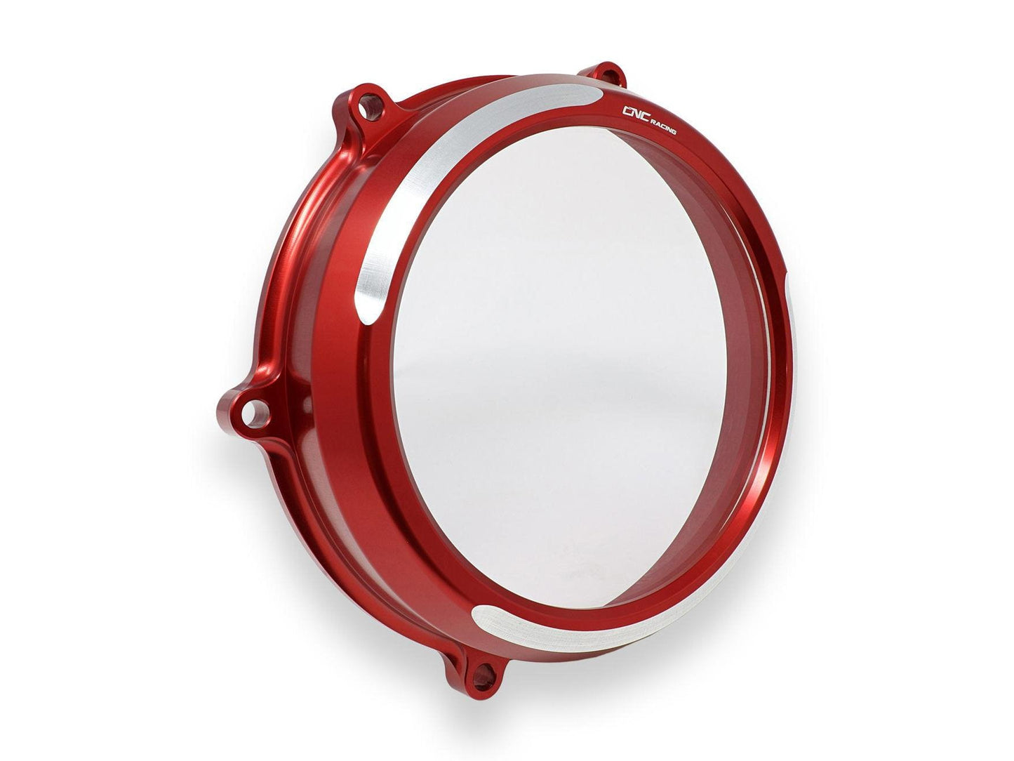 CA210S - CNC RACING Ducati Panigale V4 Clear Clutch Cover (bi-color)