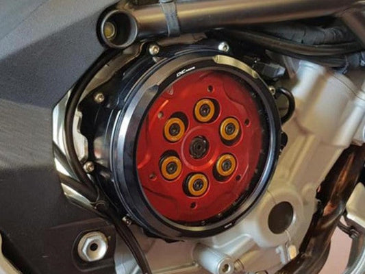 CA300 - CNC RACING MV Agusta Oil Bath Clear Clutch Cover (hydraulic control)