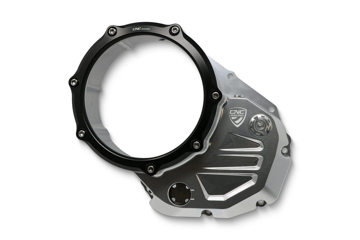 CA504 - CNC RACING Ducati DesertX / Monster / Multistrada Oil Bath Clear Clutch Cover