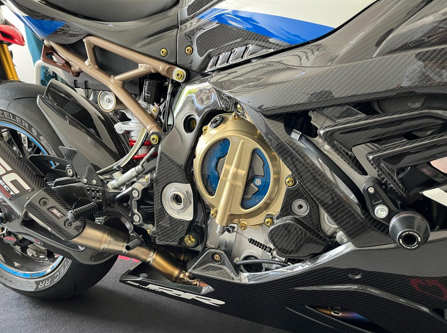 CA801 - CNC RACING BMW S1000RR (2019+) Clear Clutch Cover (cable control)