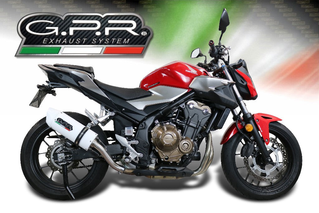 GPR Honda CB500F (13/16) Full Exhaust System "Albus Ceramic"
