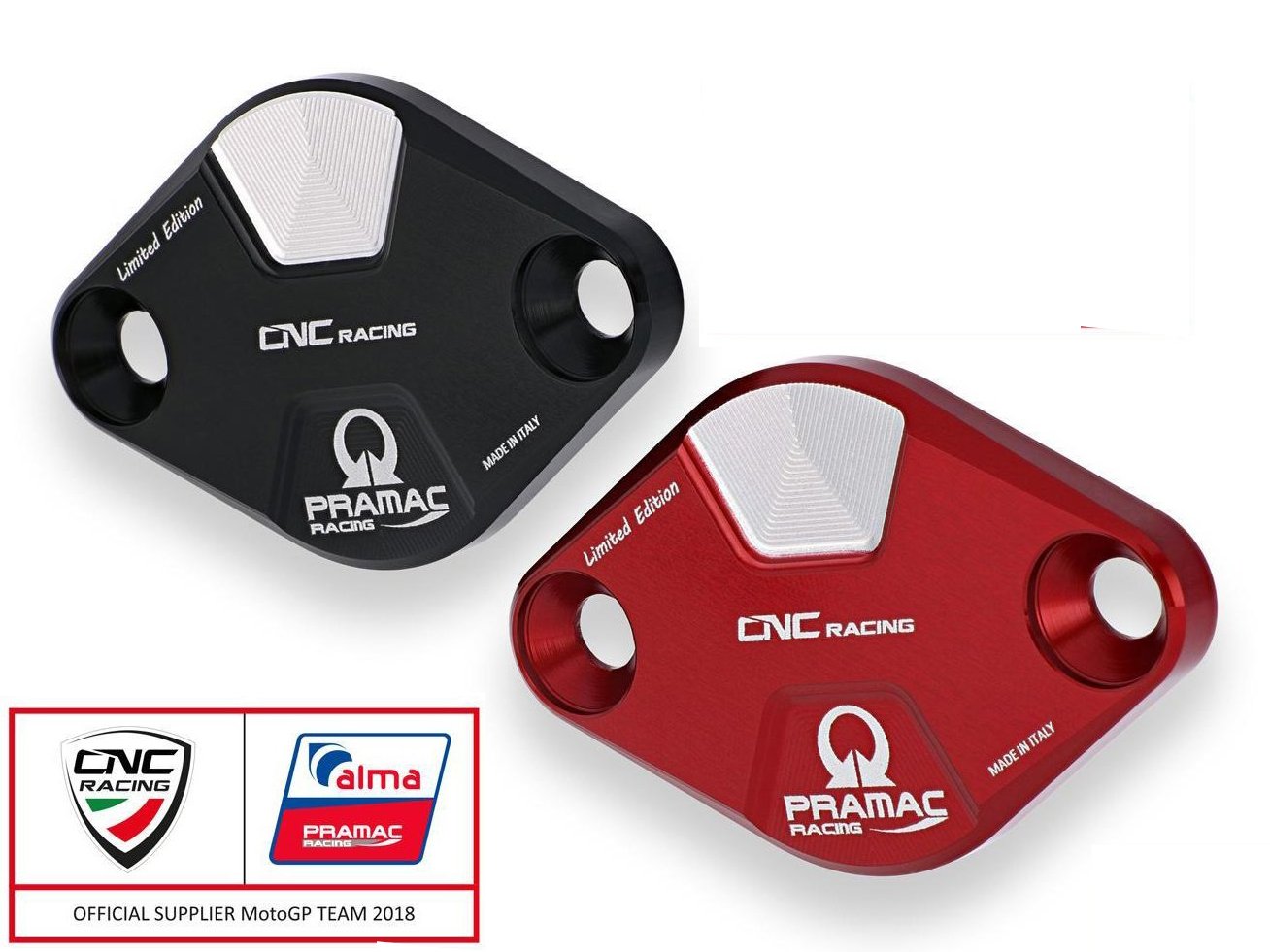 CF266PR - CNC RACING Ducati V4 Timing Inspection Cover (Pramac Racing Limited Edition)