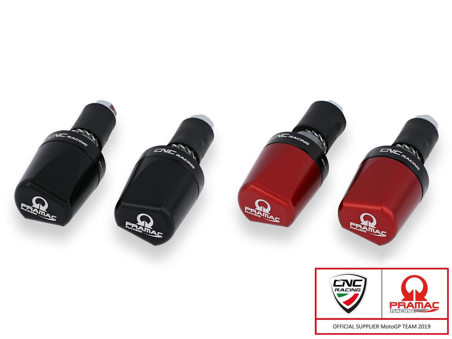 CM236PR - CNC RACING MV Agusta Handlebar End Weights "Look" (Pramac Racing Limited Edition)