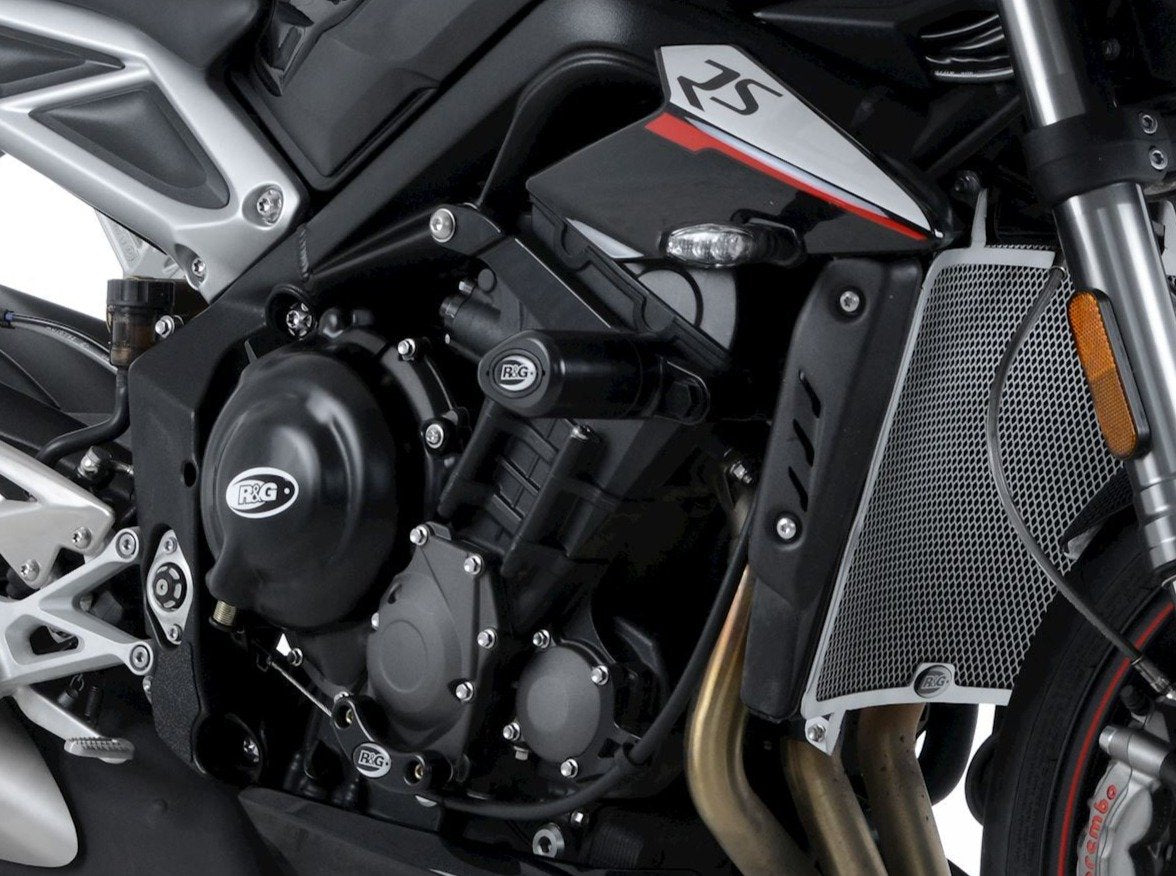 CP0430 - R&G RACING Triumph Street Triple S / R / RS Frame Crash Protection Sliders "Aero" – Accessories in the 2WheelsHero Motorcycle Aftermarket Accessories and Parts Online Shop