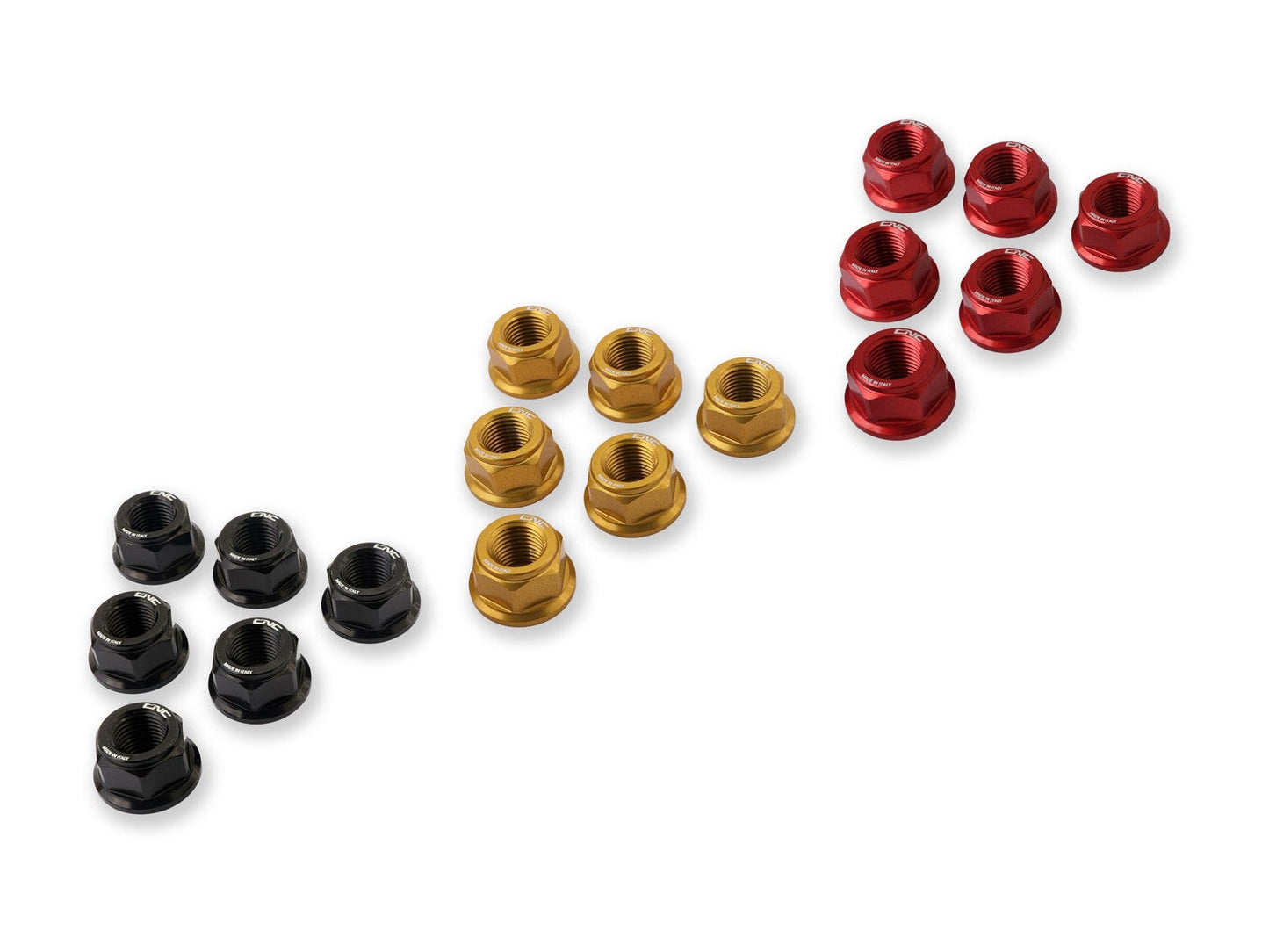 DA384 - CNC RACING Ducati DesertX / Multistrada Gear Ring Nuts set (M10x1.0)