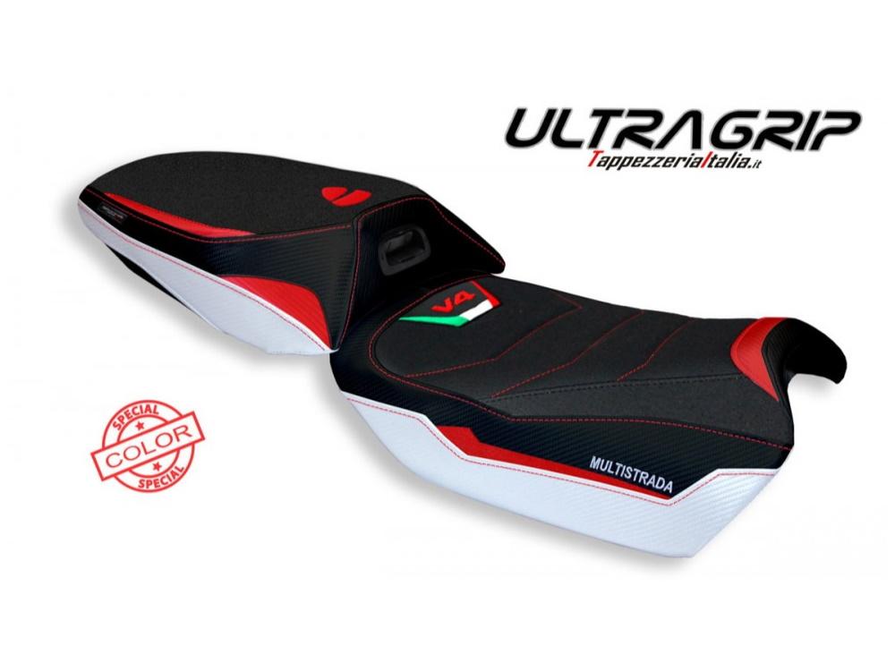 TAPPEZZERIA ITALIA Ducati Multistrada V4 (2021+ heated saddle) Ultragrip Seat Cover "Adelaide Special Color"