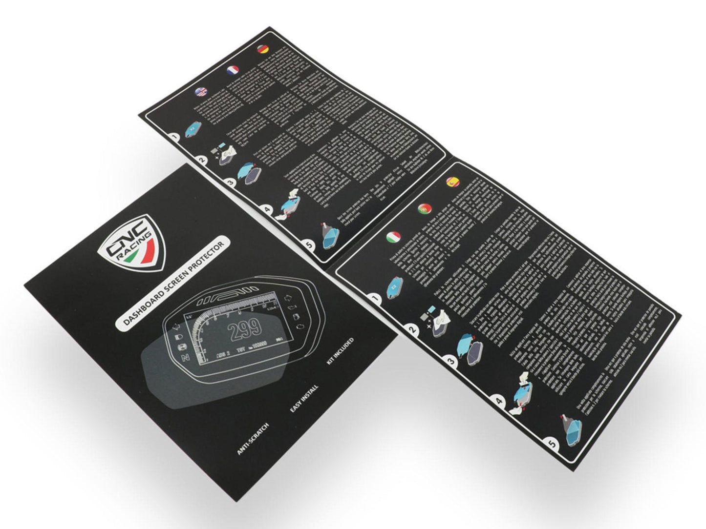 DP027 - CNC RACING MV Agusta Turismo Veloce Dashboard Screen Protectors kit