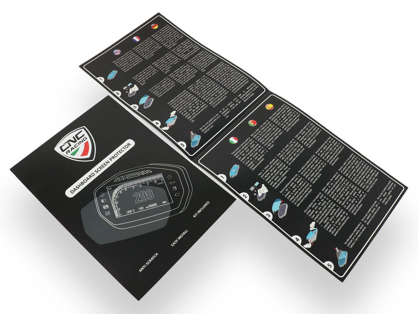 DP021 - CNC RACING Aprilia Dashboard Screen Protectors kit