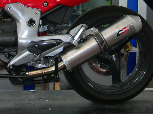 QD EXHAUST Moto Guzzi Breva 850/1100 Dual Slip-on Exhaust "Magnum" (EU homologated)