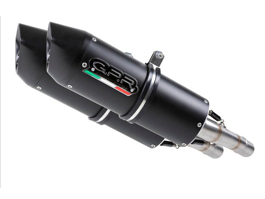 GPR Yamaha YZF-R1 (07/08) Dual Slip-on Exhaust "Furore Nero" (EU homologated)