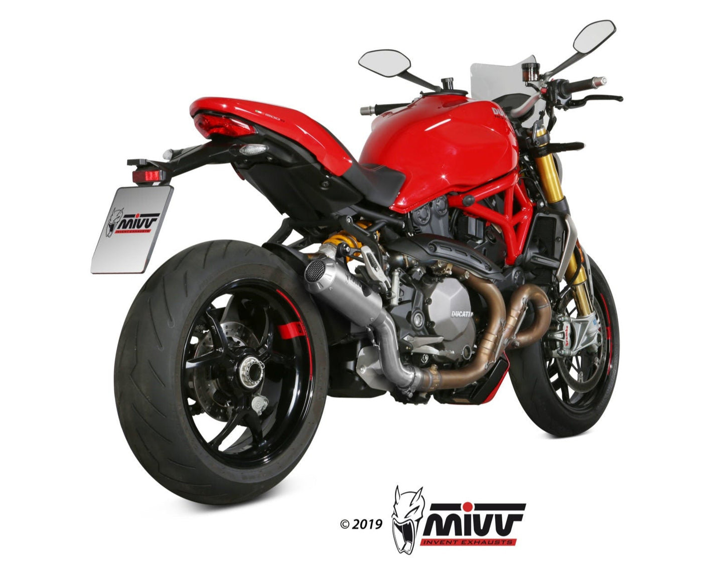 MIVV D.041 Ducati Monster 821 (18/20) Slip-on Exhaust "MK3" (stainless steel; not approved) – Accessories in the 2WheelsHero Motorcycle Aftermarket Accessories and Parts Online Shop