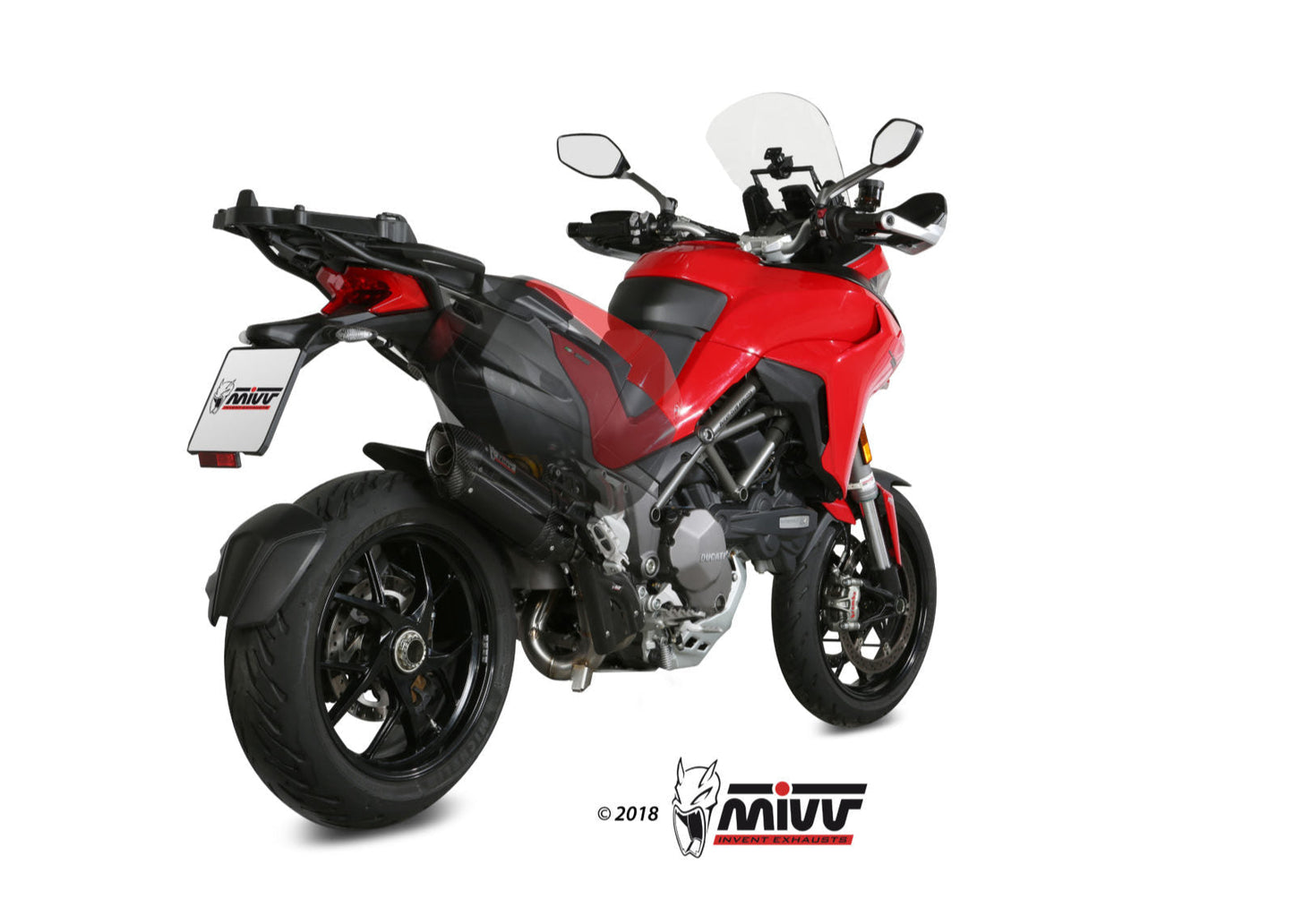 MIVV D.033 Ducati Multistrada 1200 (15/17) Slip-on Exhaust "Suono" (black; not approved) – Accessories in the 2WheelsHero Motorcycle Aftermarket Accessories and Parts Online Shop