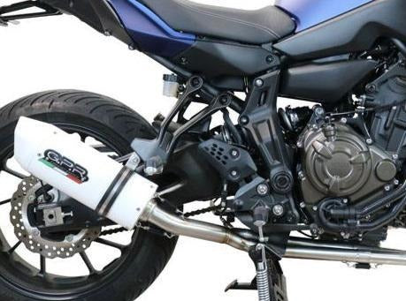 GPR Yamaha MT-07 (14/17) Full Exhaust System "Albus Ceramic" (EU homologated)