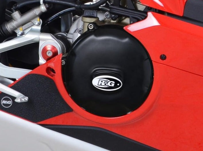 ECC0255 - R&G RACING Ducati Panigale V4 (2018+) Clutch Cover Protection – Accessories in the 2WheelsHero Motorcycle Aftermarket Accessories and Parts Online Shop