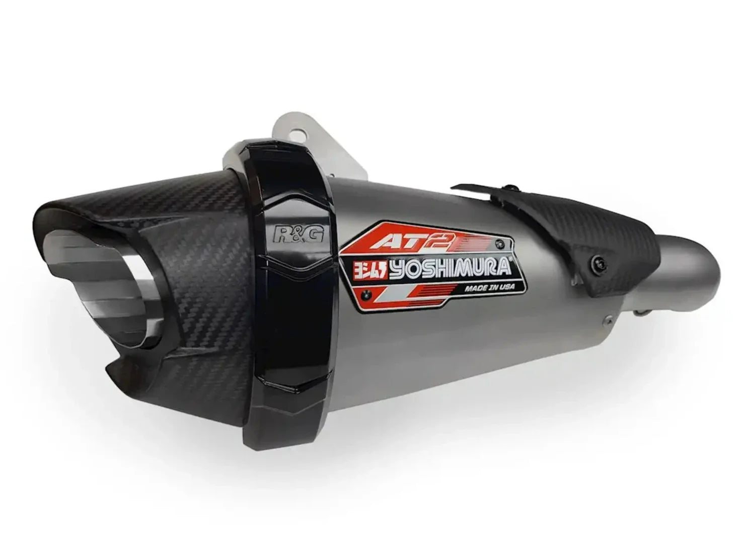 EP0042 - R&G RACING Yoshimura AT2 Exhaust Protector (universal) – Accessories in the 2WheelsHero Motorcycle Aftermarket Accessories and Parts Online Shop