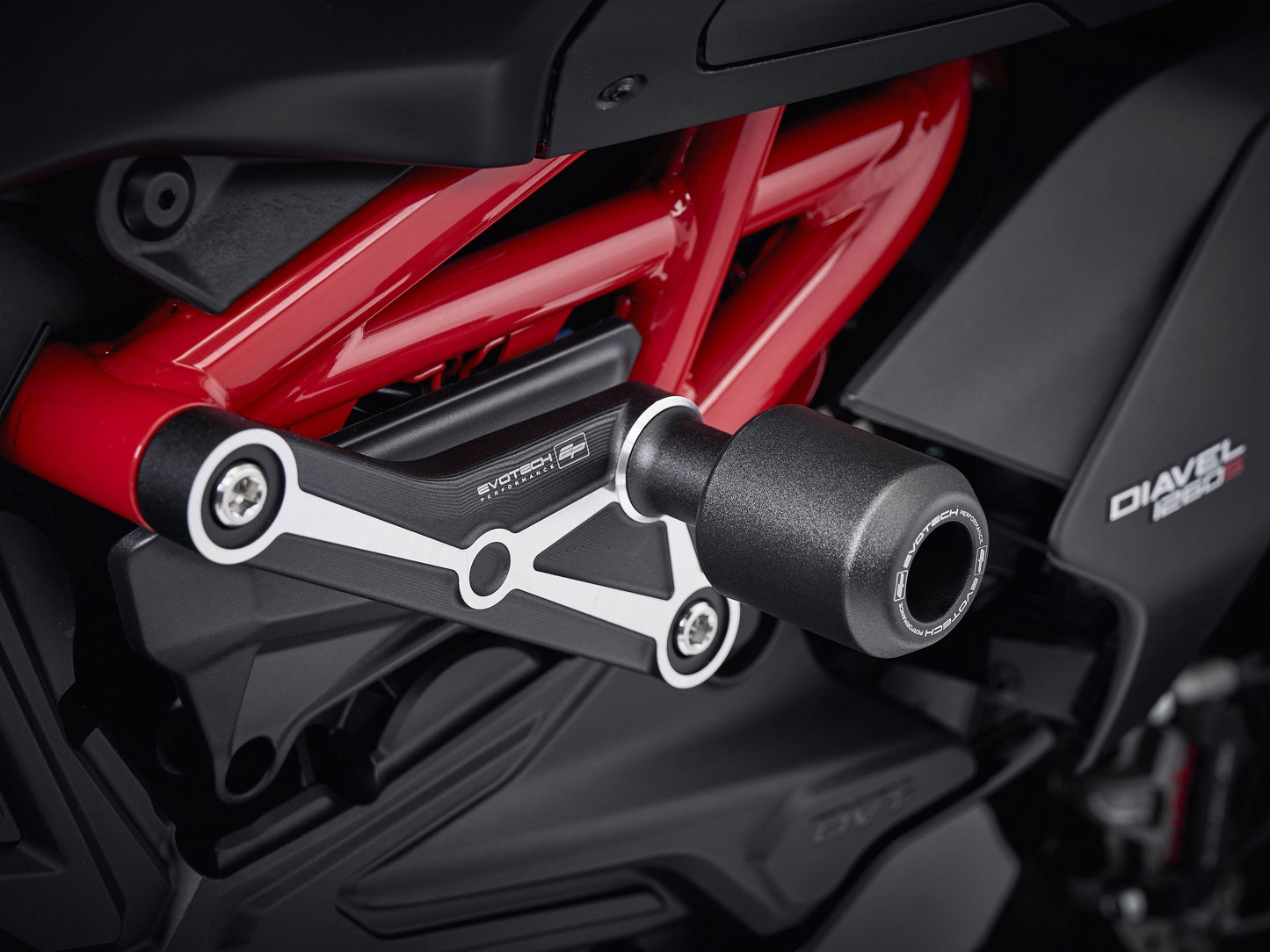 EVOTECH Ducati Diavel / XDiavel Frame Crash Protection Sliders