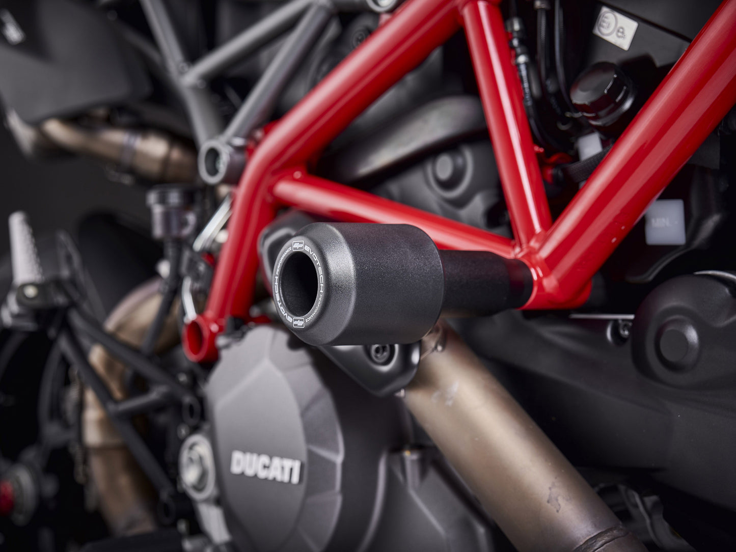 EVOTECH Ducati Hypermotard Frame Crash Protection Sliders