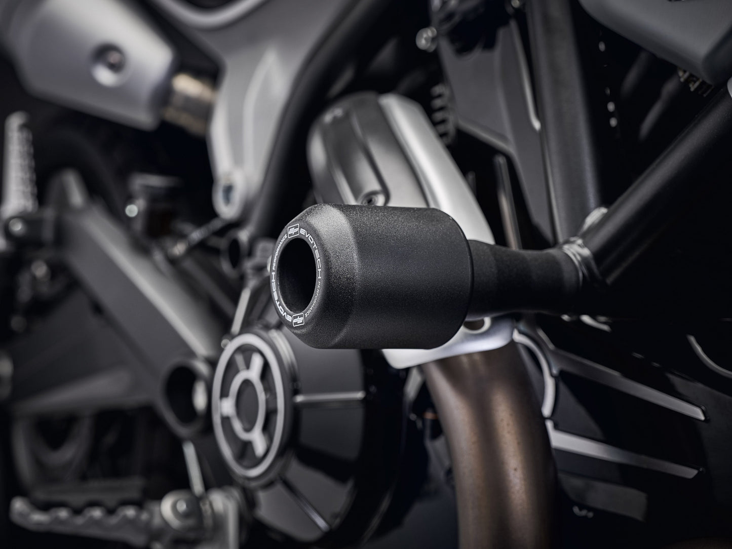 EVOTECH Ducati Scrambler 1100 (2018+) Frame Crash Protection Sliders