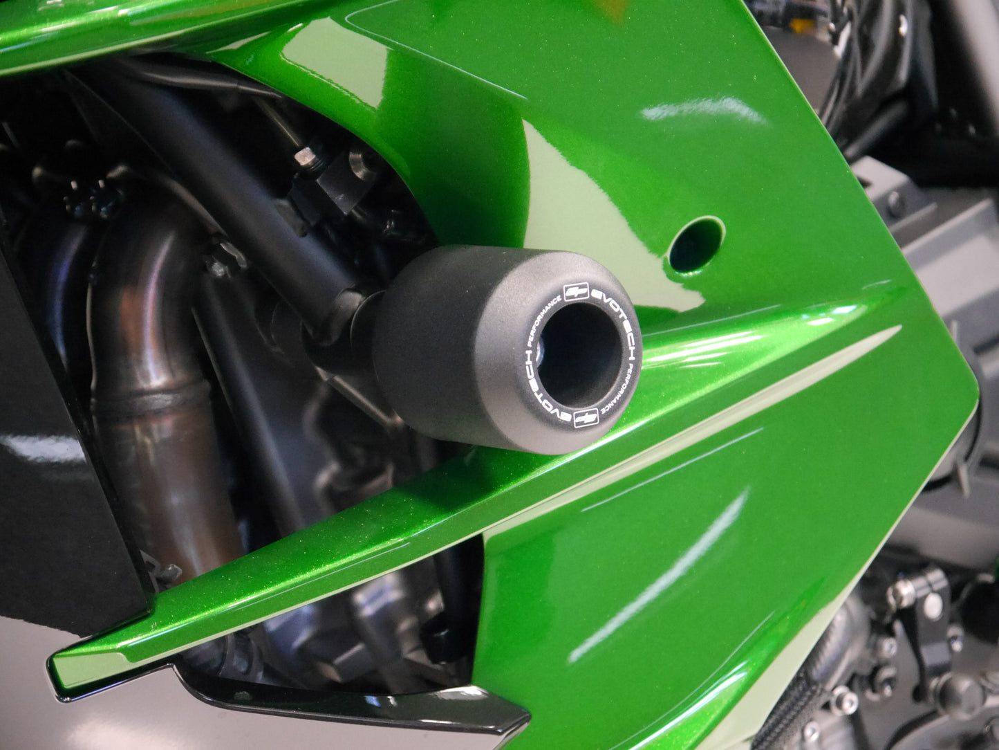 EVOTECH Kawasaki H2SX Main Frame Crash Protection Sliders