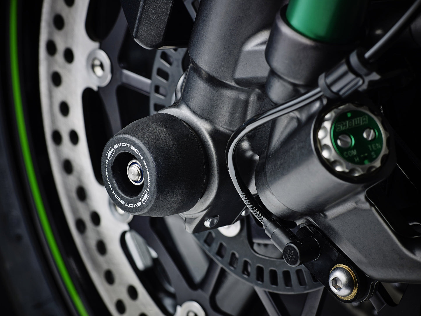 EVOTECH Kawasaki ZX-10R / H2 / SX Front Wheel Sliders