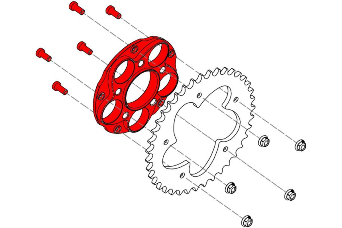 FC212 - CNC RACING Ducati Cush Drive Hub Flange