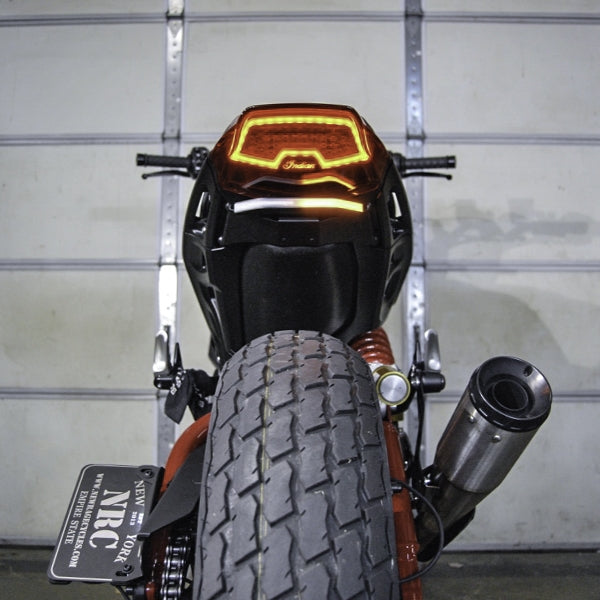 NEW RAGE CYCLES Indian FTR 1200 LED Fender Eliminator