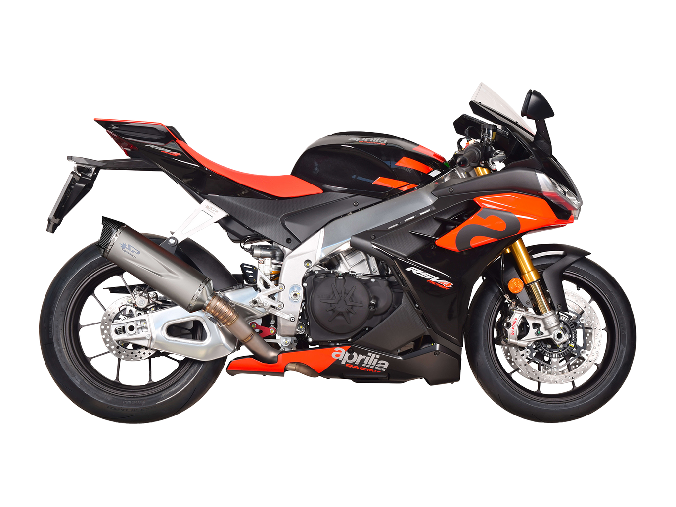 SPARK GAP8805 Aprilia RSV4 / Tuono V4 (2017+) Full Titanium Exhaust System "Force Evo" (racing) – Accessories in the 2WheelsHero Motorcycle Aftermarket Accessories and Parts Online Shop