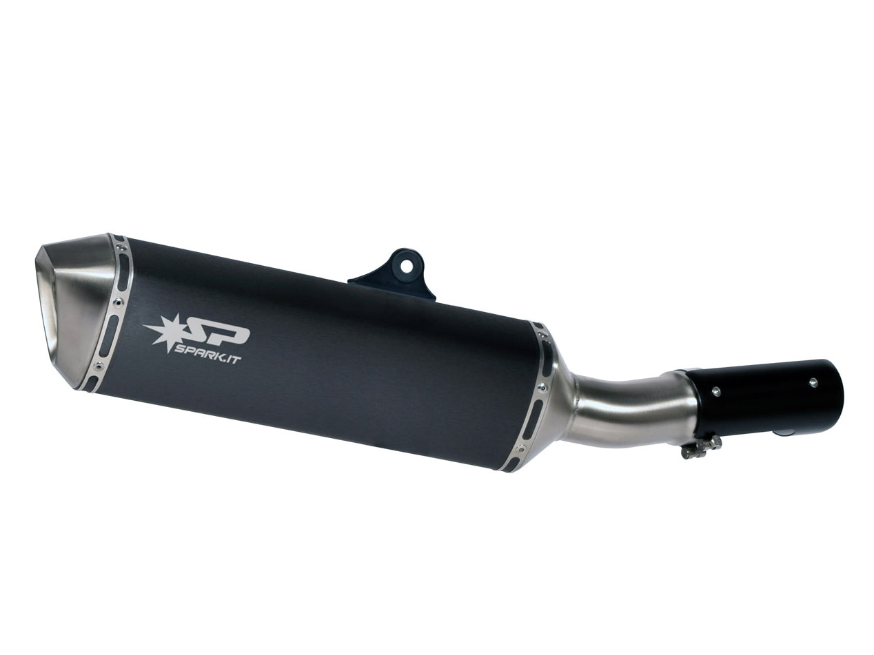 SPARK GBM0403 BMW R1200R / R1200RS (15/16) Slip-on Exhaust "Force" (EU homologated; dark) – Accessories in the 2WheelsHero Motorcycle Aftermarket Accessories and Parts Online Shop