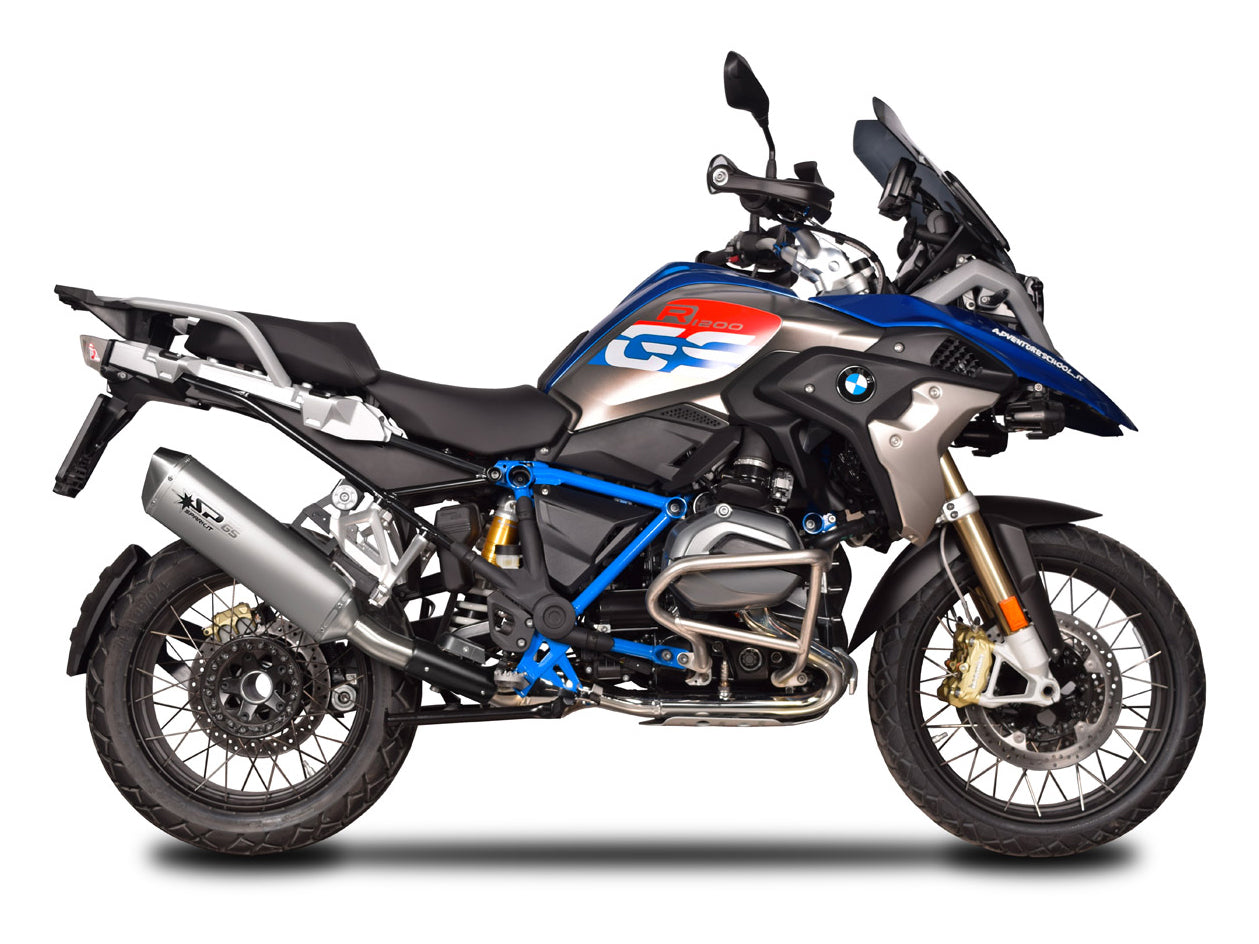 SPARK GBM0602 BMW R1200GS / Adventure (13/18) Slip-on Exhaust "Force" (EU homologated; titanium) – Accessories in the 2WheelsHero Motorcycle Aftermarket Accessories and Parts Online Shop