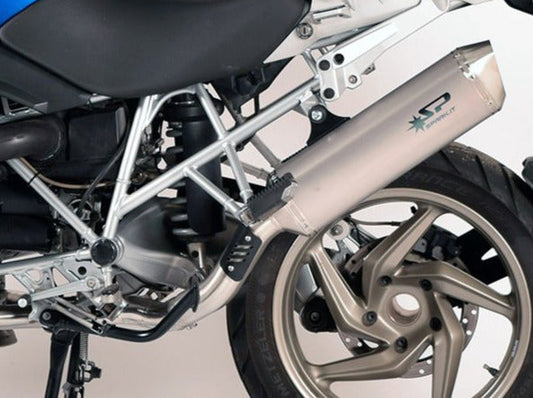 SPARK GBM0603 BMW R1200GS / Adventure (04/09) Slip-on Exhaust "Force" (EU homologated; steel / titanium)