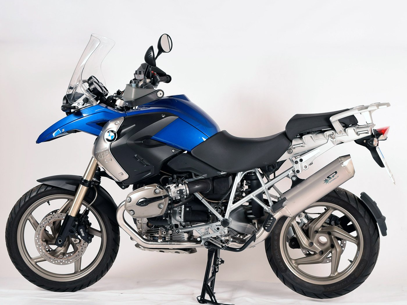 SPARK GBM0603 BMW R1200GS / Adventure (04/09) Slip-on Exhaust "Force" (EU homologated; steel / titanium) – Accessories in the 2WheelsHero Motorcycle Aftermarket Accessories and Parts Online Shop