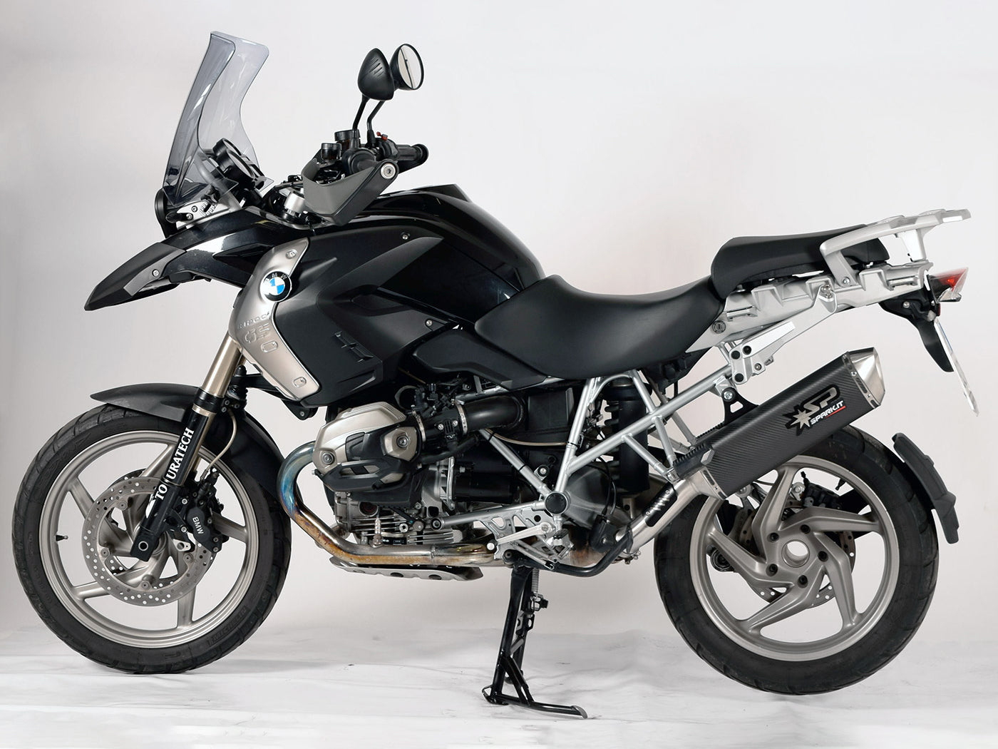 SPARK GBM0604 BMW R1200GS / Adventure (10/12) Slip-on Exhaust "Force" (EU homologated; carbon / dark) – Accessories in the 2WheelsHero Motorcycle Aftermarket Accessories and Parts Online Shop