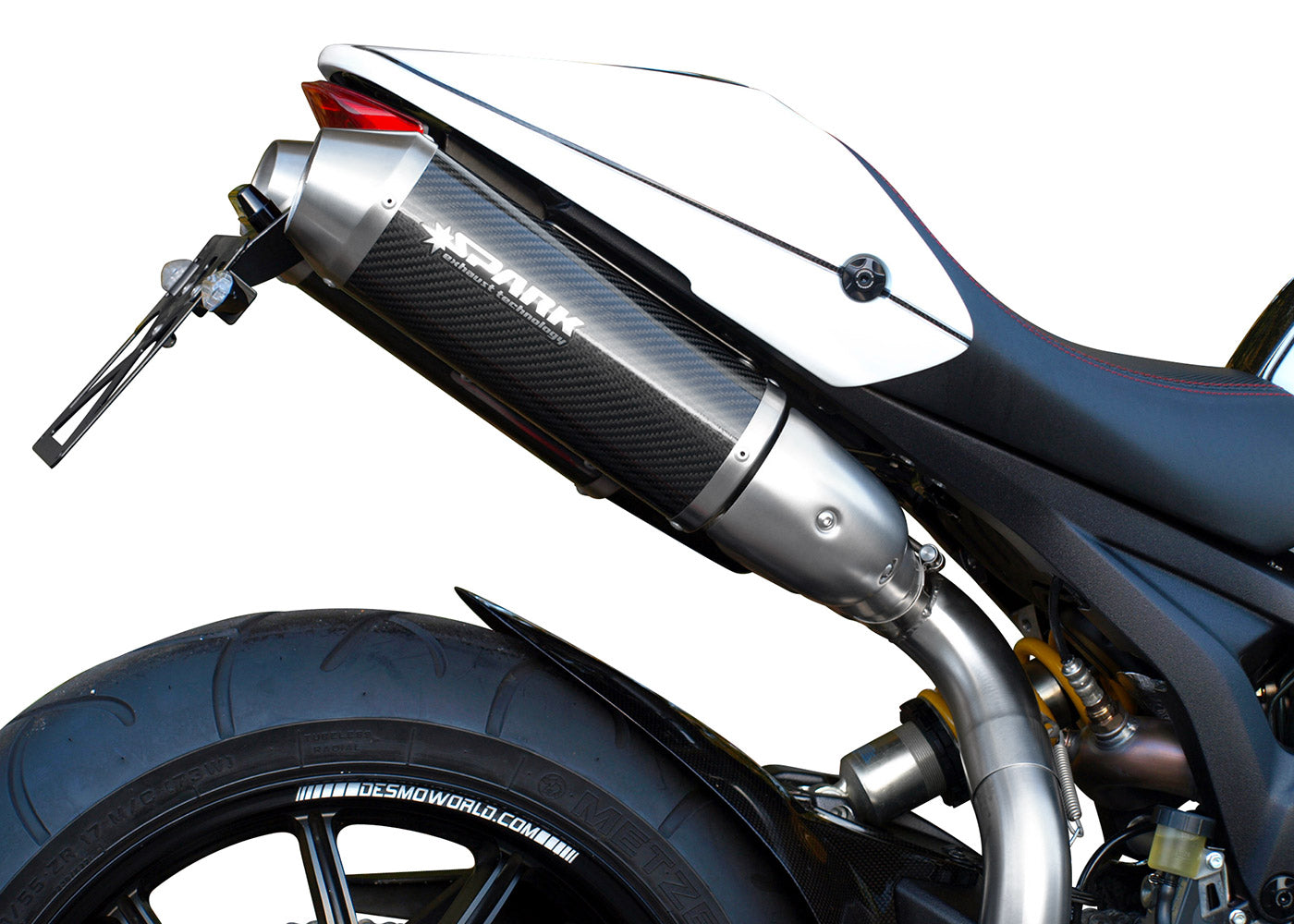 SPARK GDU0829 Ducati Monster 1100 Evo (11/13) Semi-full Exhaust System "Round" (EU homologated) – Accessories in the 2WheelsHero Motorcycle Aftermarket Accessories and Parts Online Shop