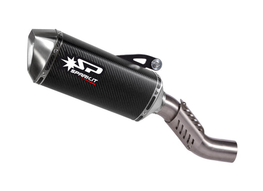 SPARK GDU0831 Ducati Monster 821 (14/17) Slip-on Exhaust "Force" – Accessories in the 2WheelsHero Motorcycle Aftermarket Accessories and Parts Online Shop