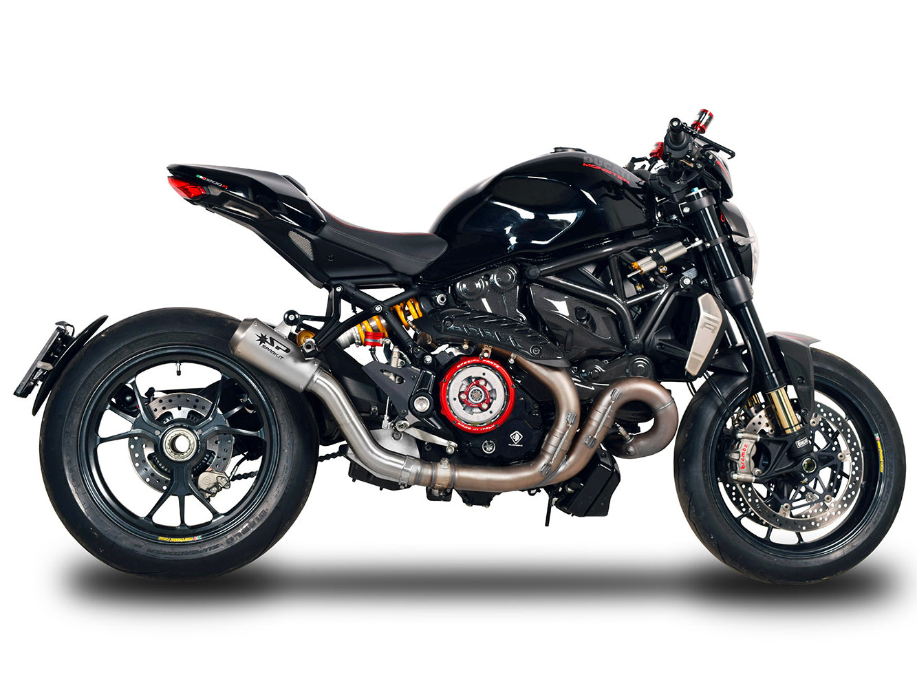 SPARK GDU0835 Ducati Monster 1200R (16/19) Slip-on Exhaust "MotoGP" (racing) – Accessories in the 2WheelsHero Motorcycle Aftermarket Accessories and Parts Online Shop