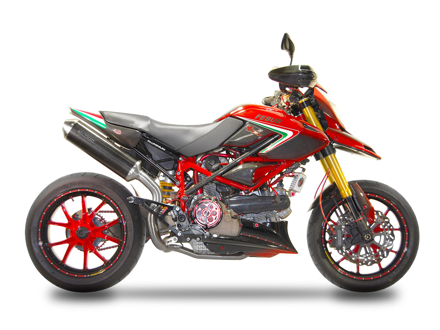 SPARK GDU1803 Ducati Hypermotard 796 (10/12) Slip-on Exhaust "Oval" (EU homologated) – Accessories in the 2WheelsHero Motorcycle Aftermarket Accessories and Parts Online Shop