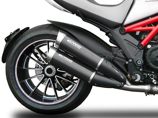 SPARK GDU2001 Ducati Diavel 1200 (10/13) Slip-on Exhaust "Evo V" – Accessories in the 2WheelsHero Motorcycle Aftermarket Accessories and Parts Online Shop