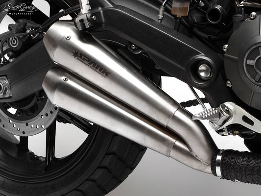 SPARK GDU2101 Ducati Scrambler 800 (15/18) Slip-on Exhaust "Classic" – Accessories in the 2WheelsHero Motorcycle Aftermarket Accessories and Parts Online Shop