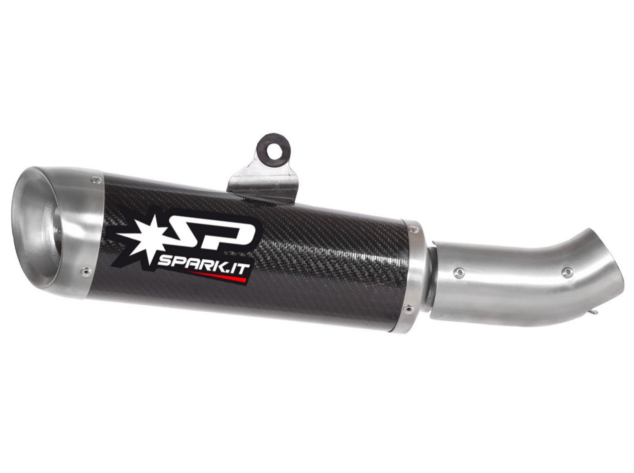 SPARK GDU2102 Ducati Scrambler 800 (15/18) Slip-on Exhaust "Evo V" (carbon) – Accessories in the 2WheelsHero Motorcycle Aftermarket Accessories and Parts Online Shop