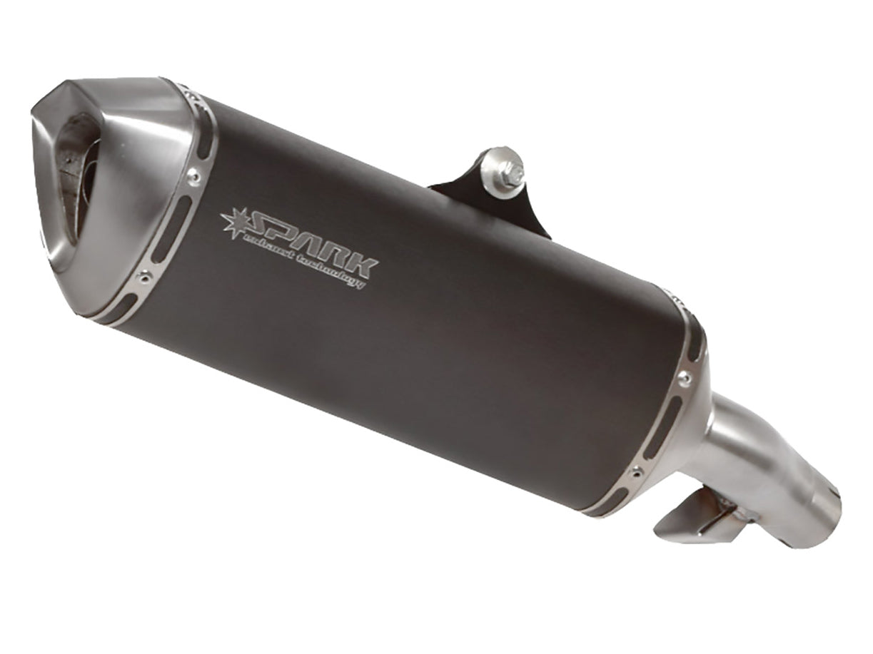 SPARK GHO1102 Honda NC700 / NC750 / Integra Slip-on Exhaust "Force" (EU homologated; dark) – Accessories in the 2WheelsHero Motorcycle Aftermarket Accessories and Parts Online Shop